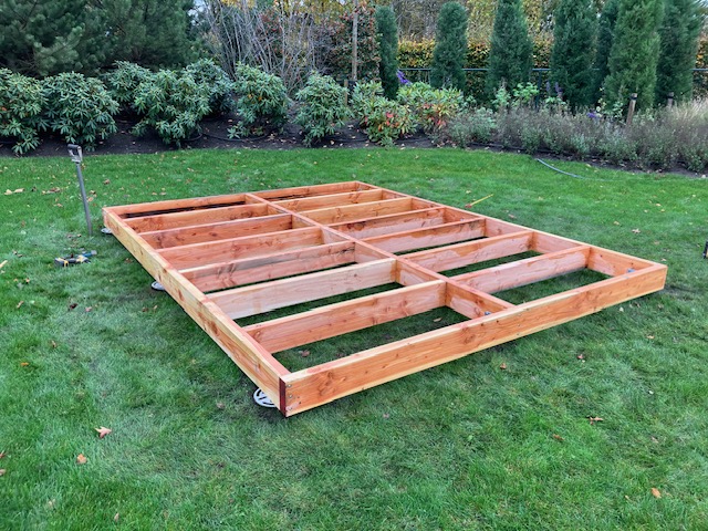 Houten frames of vlonders
