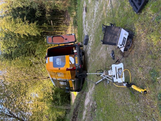 Mobiele meetopstelling paalbelastingproef